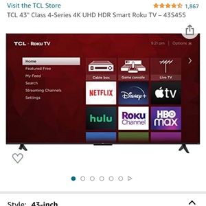 Roku TCL SMART TV new in box
